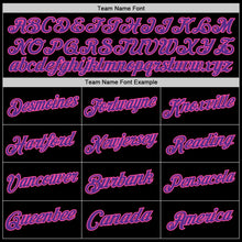 Загрузить изображение в средство просмотра галереи, Custom Black Purple-Pink Authentic Throwback Basketball Jersey