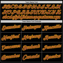 Загрузить изображение в средство просмотра галереи, Custom Black Burgundy-Gold Authentic Throwback Basketball Jersey