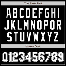 Laden Sie das Bild in den Galerie-Viewer, Custom Black White Authentic Baseball Jersey