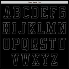 Laden Sie das Bild in den Galerie-Viewer, Custom Black Steel Gray Authentic Baseball Jersey