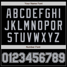 Laden Sie das Bild in den Galerie-Viewer, Custom Black Gray-White Authentic Baseball Jersey