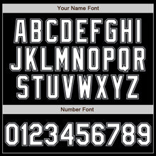 Laden Sie das Bild in den Galerie-Viewer, Custom Black White-Gray Authentic Baseball Jersey