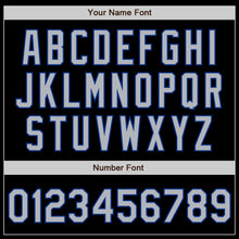 Laden Sie das Bild in den Galerie-Viewer, Custom Black Gray-Royal Authentic Baseball Jersey