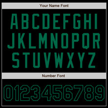 Загрузить изображение в средство просмотра галереи, Custom Black Kelly Green Authentic Baseball Jersey