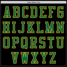 Загрузить изображение в средство просмотра галереи, Custom Black Kelly Green-Gold Authentic Baseball Jersey