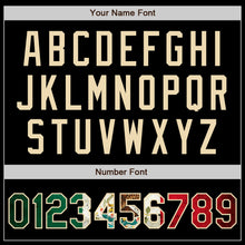 Laden Sie das Bild in den Galerie-Viewer, Custom Black Vintage Mexican Flag-Cream Authentic Baseball Jersey