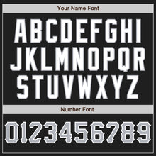 Load image into Gallery viewer, Custom Black Gray-White Authentic Baseball Jersey