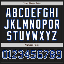 Load image into Gallery viewer, Custom Black Royal-White Authentic Baseball Jersey