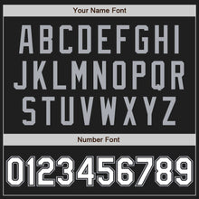 Load image into Gallery viewer, Custom Stitched Black White-Gray Baseball Pullover Sweatshirt Hoodie