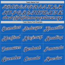 Laden Sie das Bild in den Galerie-Viewer, Custom Blue Gray-Navy Authentic Throwback Basketball Jersey