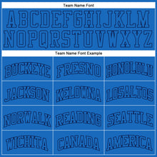 Загрузить изображение в средство просмотра галереи, Custom Blue Blue-Navy Authentic Throwback Basketball Jersey