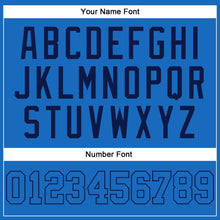 Загрузить изображение в средство просмотра галереи, Custom Blue Blue-Navy Authentic Throwback Basketball Jersey