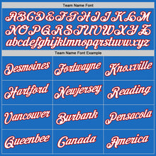 Загрузить изображение в средство просмотра галереи, Custom Blue Red-Black Authentic Throwback Basketball Jersey