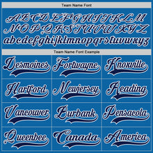 Загрузить изображение в средство просмотра галереи, Custom Blue Navy-White Hockey Jersey