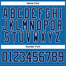 Загрузить изображение в средство просмотра галереи, Custom Blue Navy-White Hockey Jersey