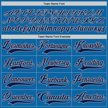 Загрузить изображение в средство просмотра галереи, Custom Blue Navy-Gray Hockey Jersey