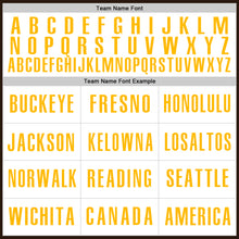 Laden Sie das Bild in den Galerie-Viewer, Custom Brown White-Gold Authentic Baseball Jersey