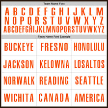 Laden Sie das Bild in den Galerie-Viewer, Custom Brown White-Orange Authentic Baseball Jersey