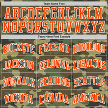 Laden Sie das Bild in den Galerie-Viewer, Custom Camo Orange-White Authentic Salute To Service Basketball Jersey