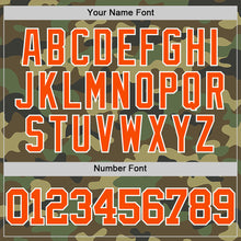 Laden Sie das Bild in den Galerie-Viewer, Custom Camo Orange-White Authentic Salute To Service Basketball Jersey