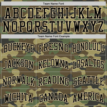 Laden Sie das Bild in den Galerie-Viewer, Custom Camo Black-Cream Authentic Salute To Service Basketball Jersey