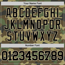 Laden Sie das Bild in den Galerie-Viewer, Custom Camo Black-Cream Authentic Salute To Service Basketball Jersey