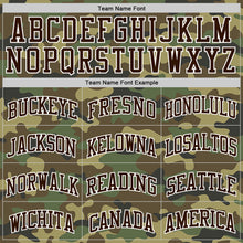 Laden Sie das Bild in den Galerie-Viewer, Custom Camo Brown-White Authentic Salute To Service Basketball Jersey