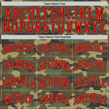 Laden Sie das Bild in den Galerie-Viewer, Custom Camo Navy Old Gold-Red Authentic Salute To Service Basketball Jersey