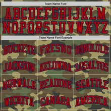 Laden Sie das Bild in den Galerie-Viewer, Custom Camo Red Navy-White Authentic Salute To Service Basketball Jersey