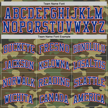 Charger l'image dans la galerie, Custom Camo Royal White-Red Authentic Salute To Service Basketball Jersey