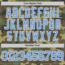 Загрузить изображение в средство просмотра галереи, Custom Camo Light Blue-White Authentic Salute To Service Basketball Jersey
