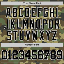 Laden Sie das Bild in den Galerie-Viewer, Custom Camo Black-White Authentic Salute To Service Basketball Jersey