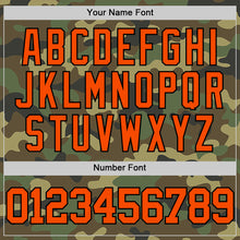 Загрузить изображение в средство просмотра галереи, Custom Camo Orange-Black Authentic Salute To Service Basketball Jersey