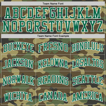 Laden Sie das Bild in den Galerie-Viewer, Custom Camo Kelly Green-White Authentic Salute To Service Basketball Jersey