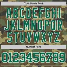 Laden Sie das Bild in den Galerie-Viewer, Custom Camo Kelly Green-White Authentic Salute To Service Basketball Jersey