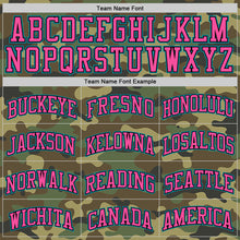 Загрузить изображение в средство просмотра галереи, Custom Camo Teal Black-Pink Authentic Salute To Service Basketball Jersey