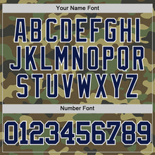 Laden Sie das Bild in den Galerie-Viewer, Custom Camo Navy-White Authentic Salute To Service Basketball Jersey