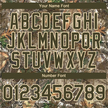 Charger l'image dans la galerie, Custom Camo Olive-Cream 3D Woodland Camo Authentic Salute To Service Baseball Jersey