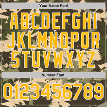 Charger l'image dans la galerie, Custom Camo Gold-White Geometric Fragment Camouflage Salute To Service Performance T-Shirt