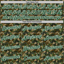 Charger l'image dans la galerie, Custom Camo Green-White Woodland Digital Camouflage Pixel Salute To Service Performance T-Shirt