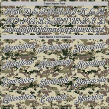 Charger l'image dans la galerie, Custom Camo Steel Gray-White Terrain Digital Camouflage Pixel Salute To Service Performance T-Shirt