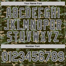 Charger l'image dans la galerie, Custom Camo Steel Gray-White Woodland Digital Camouflage Pixel Salute To Service Performance T-Shirt