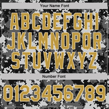 Charger l'image dans la galerie, Custom Camo Old Gold-Cream Urban Digital Camouflage Pixel Salute To Service Performance T-Shirt