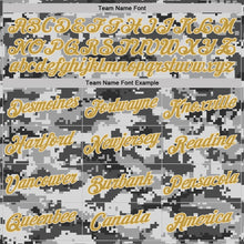 Charger l'image dans la galerie, Custom Camo Old Gold-Cream Urban Digital Camouflage Pixel Salute To Service Performance T-Shirt
