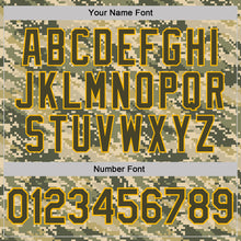 Charger l'image dans la galerie, Custom Camo Olive-Gold Desert Digital Camouflage Pixel Salute To Service Performance T-Shirt