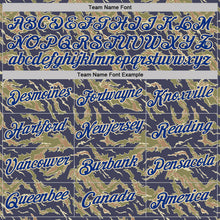 Charger l'image dans la galerie, Custom Camo Royal-Cream Tiger Stripe Camouflage Salute To Service Performance T-Shirt