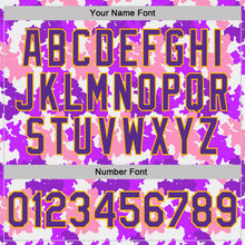 Charger l'image dans la galerie, Custom Camo Purple-Gold Digital Camouflage Salute To Service Performance T-Shirt