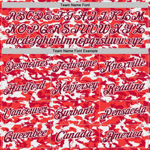 Загрузить изображение в средство просмотра галереи, Custom Camo Maroon-White Digital Camouflage Salute To Service Performance T-Shirt