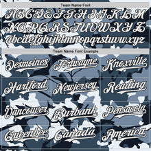 Laden Sie das Bild in den Galerie-Viewer, Custom Camo White-Black Woodland Forest Tactical Camouflage Outdoor Leaf Authentic Baseball Jersey