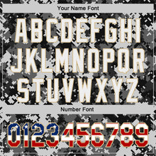 Laden Sie das Bild in den Galerie-Viewer, Custom Camo USA Flag Vegas Gold-White Digital Camouflage Authentic Baseball Jersey